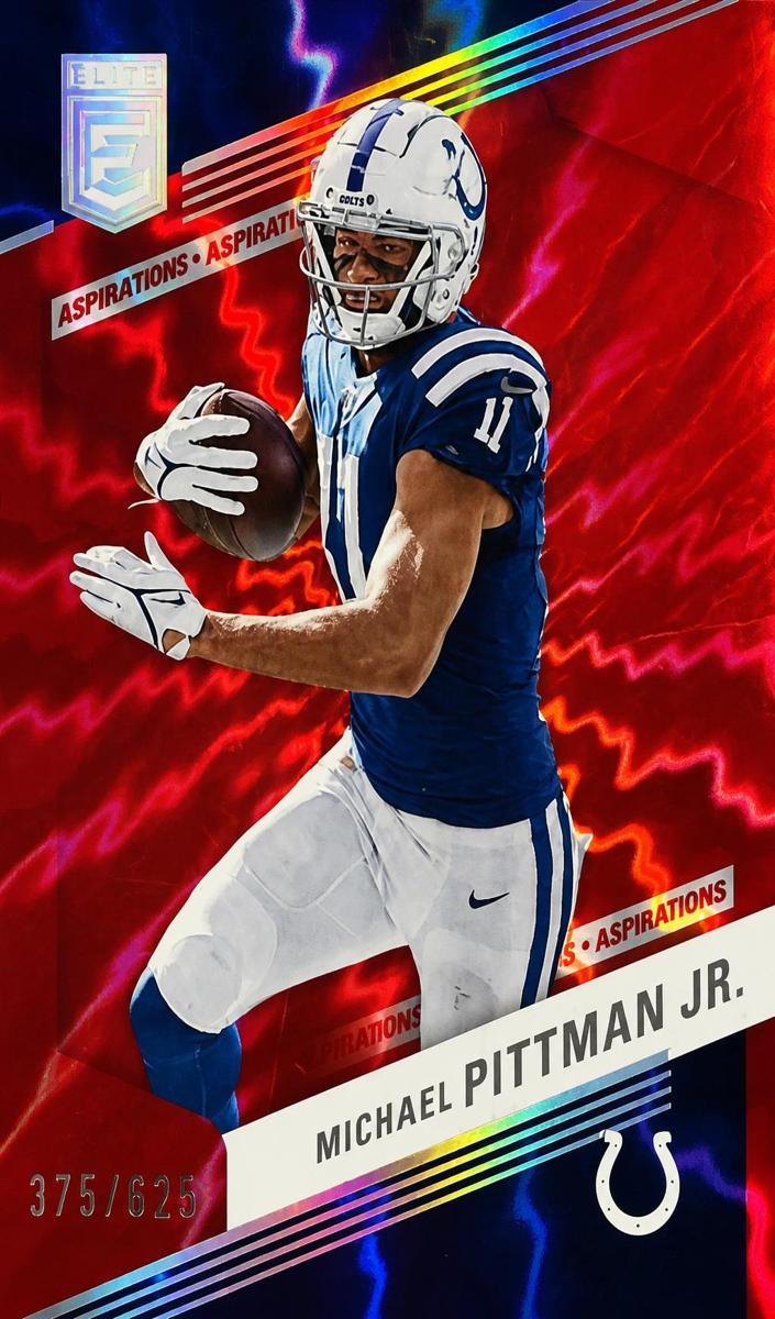 2023 Donruss Elite Football Aspirations Shimmer Michael Pittman Jr. #75