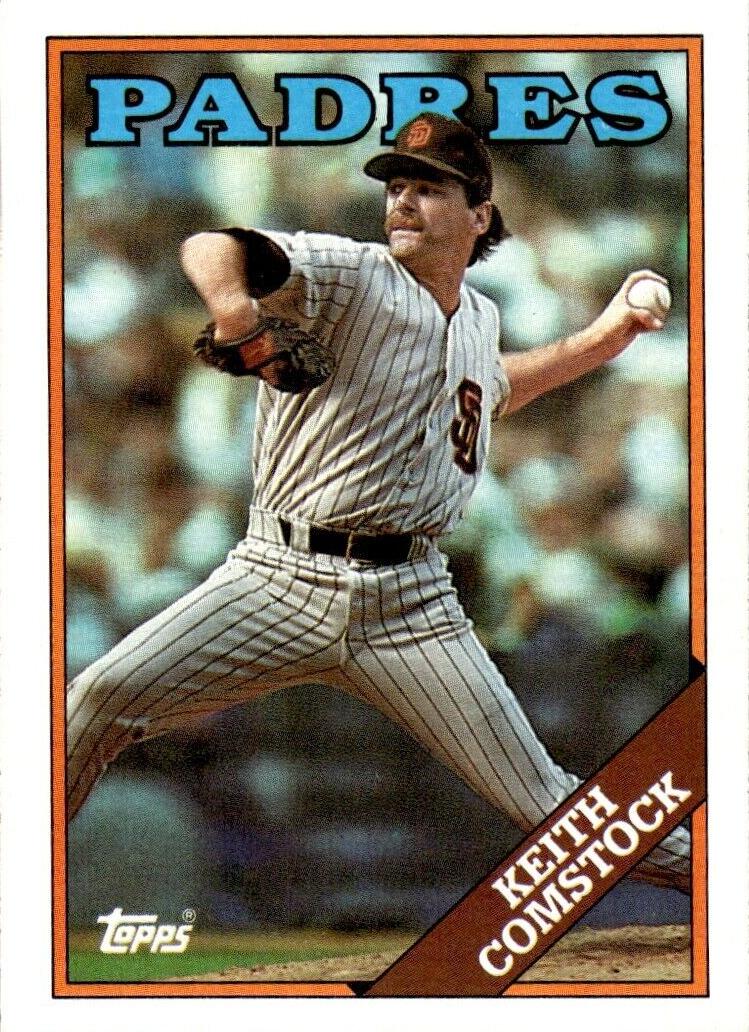 1988 Topps Baseball Keith Comstock #778