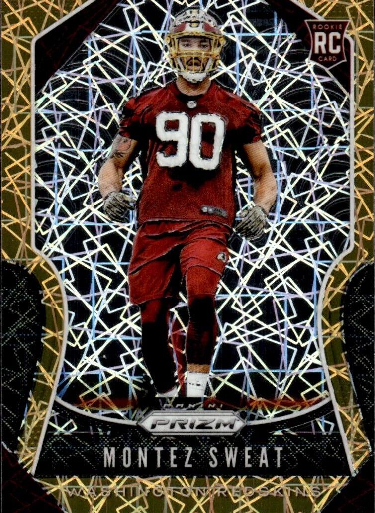 2019 Panini Prizm Football Lazer Montez Sweat #391