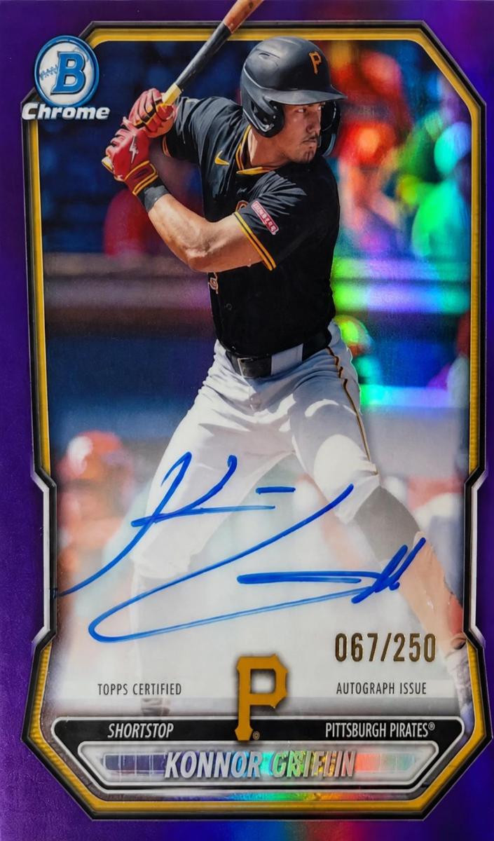2026 Bowman Baseball Purple Refractor Konnor Griffin #CPA-KG