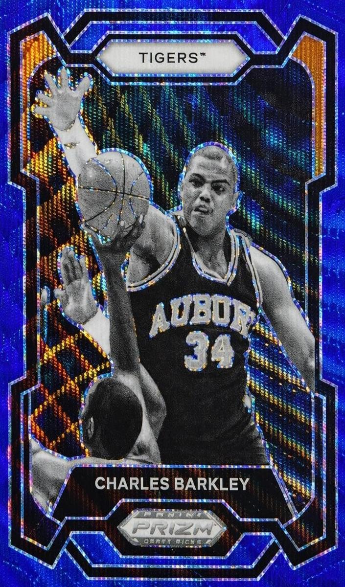 2024 Panini Prizm Draft Picks Basketball Blue Wave Charles Barkley #39