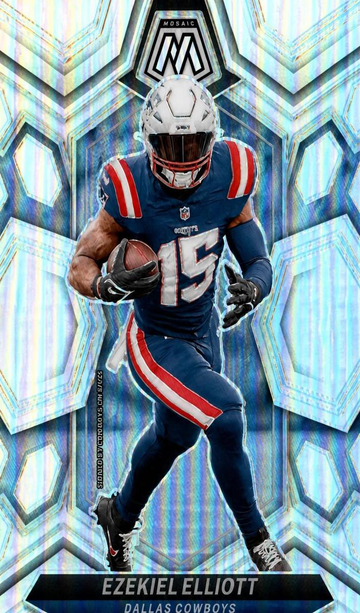 2024 Panini Mosaic Football Silver Ezekiel Elliott #58