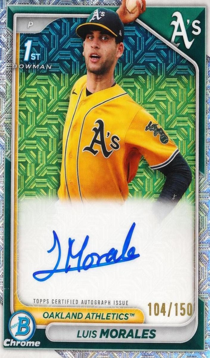2024 Bowman Chrome Baseball HTA Choice Luis Morales #CPA-LM