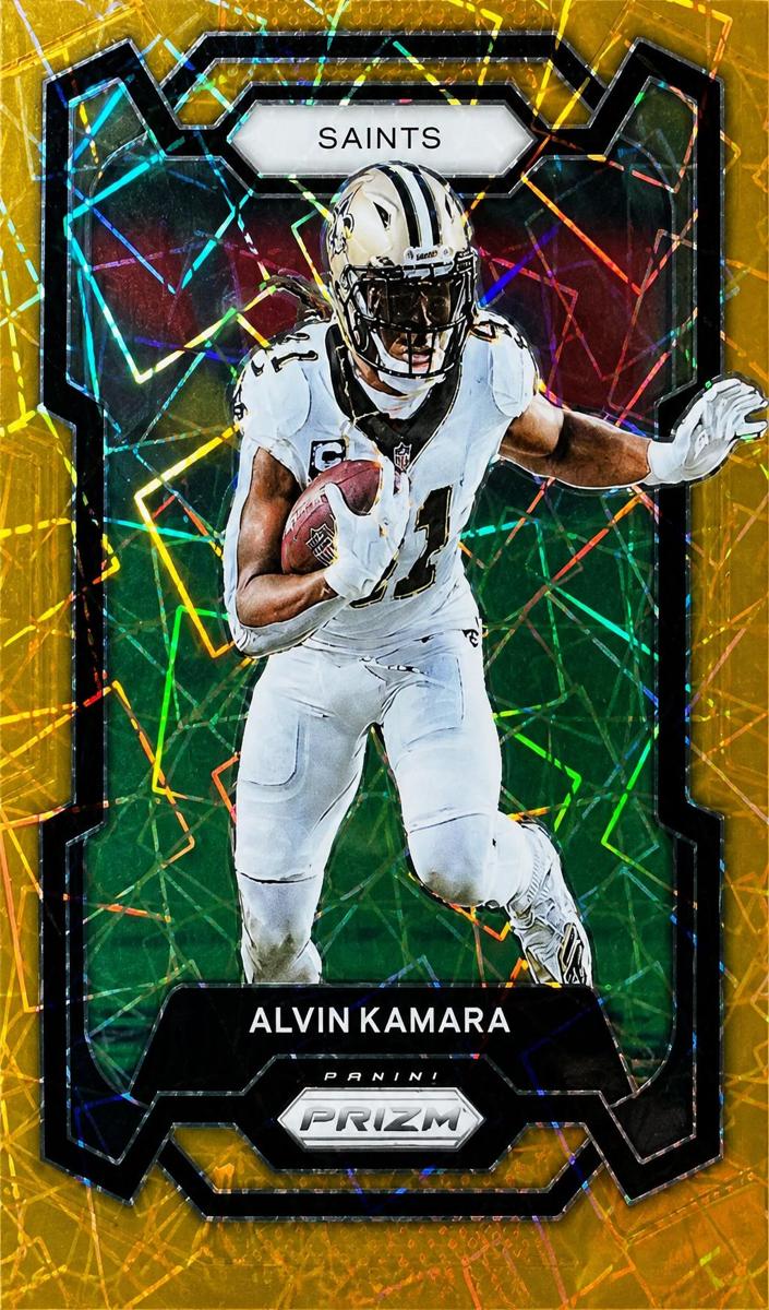 2023 Panini Prizm Football Lazer Alvin Kamara #210