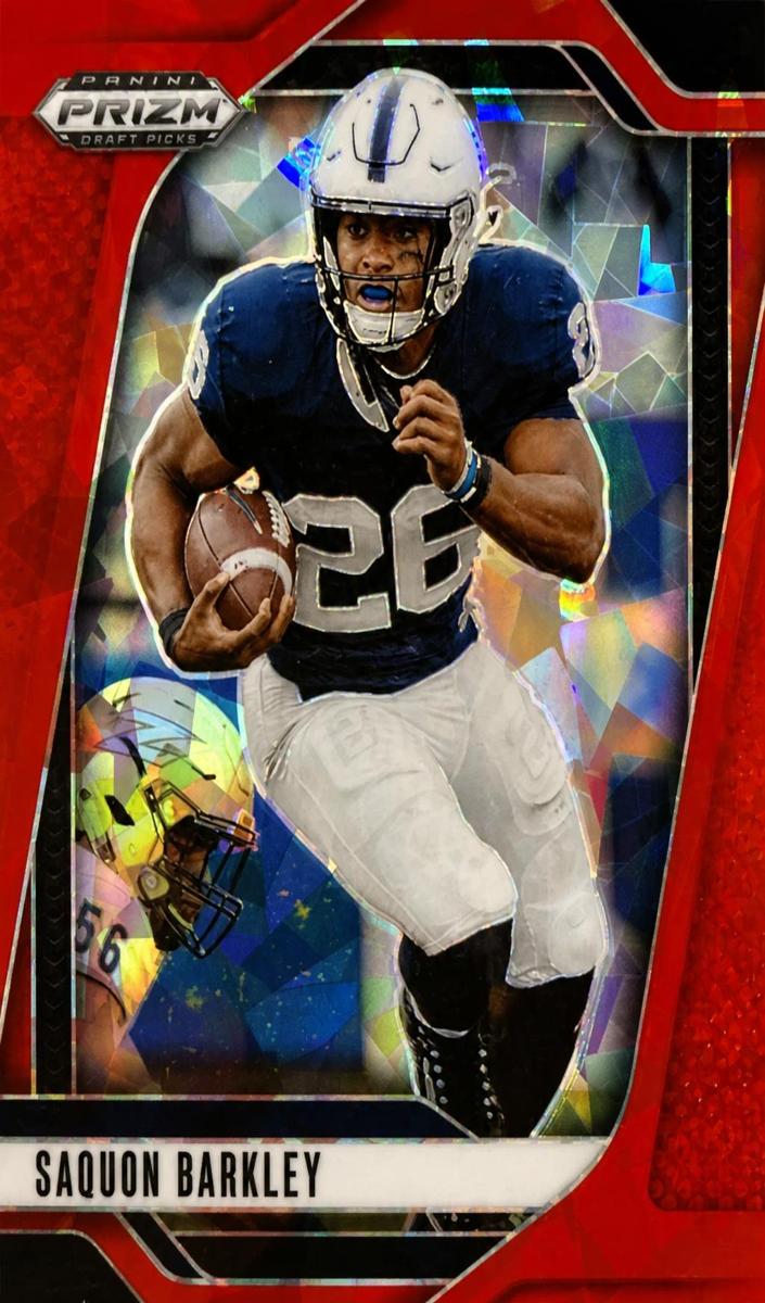 2025 Panini Prizm Draft Picks Football Red Ice Saquon Barkley #190
