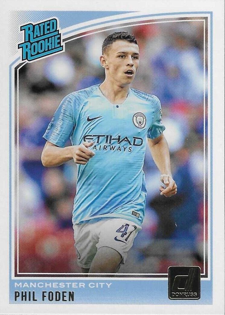 2018 Panini Donruss Soccer Phil Foden #179