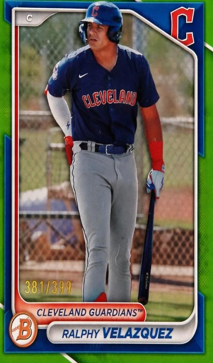 2024 Bowman Prospects Baseball Green Ralphy Velazquez #BP-29