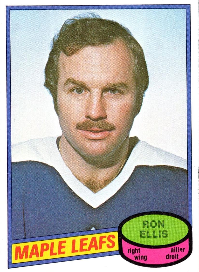 1980 O-Pee-Chee Hockey Ron Ellis #329