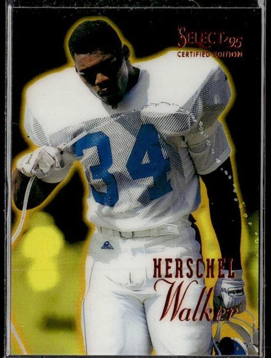 1995 Select Certified Football Herschel Walker #100