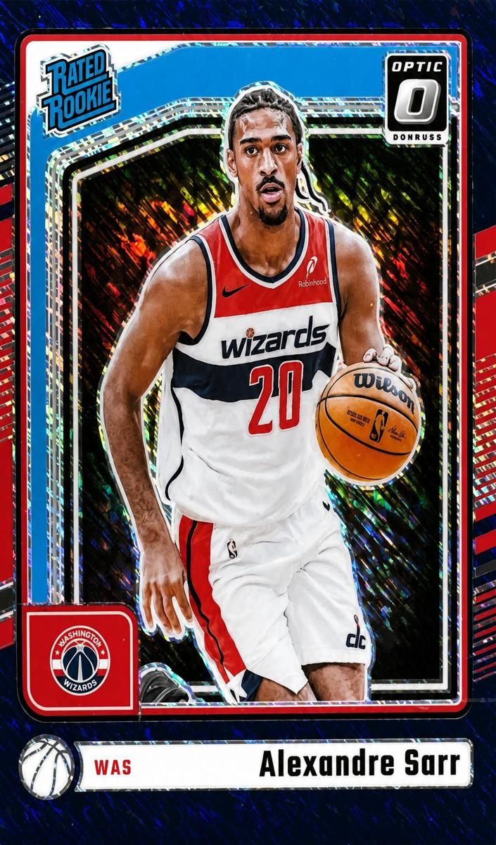 2024 Donruss Optic Basketball Purple Shimmer Alexandre Sarr #276