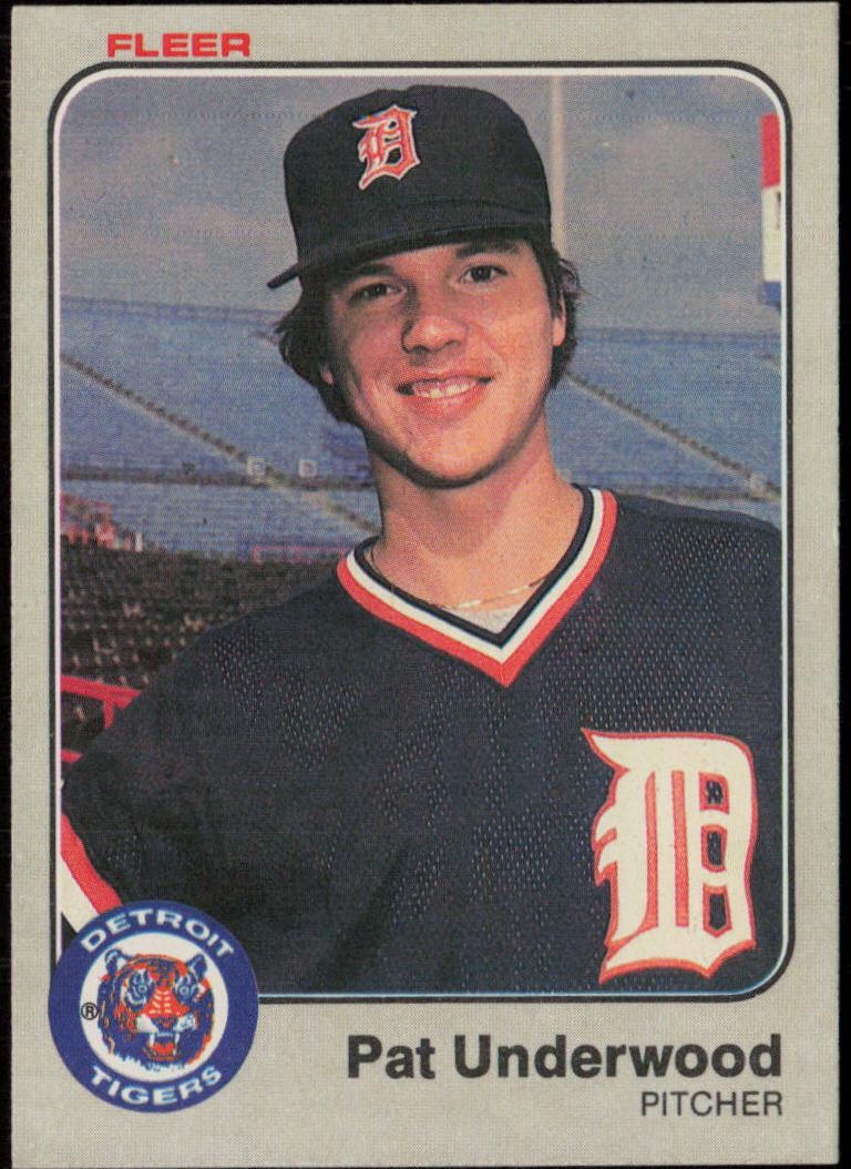 1983 Fleer Baseball Pat Underwood #347