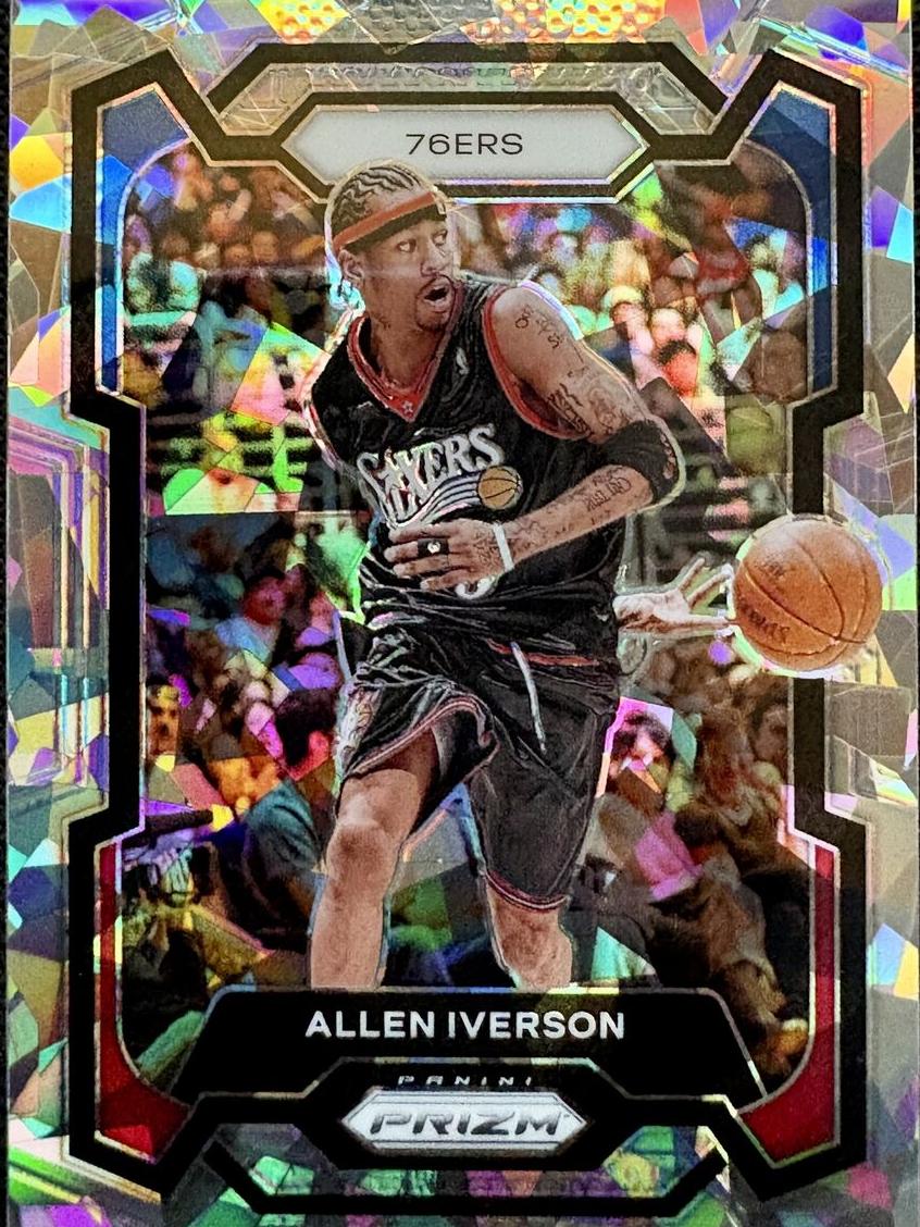 2023 Panini Prizm Basketball Ice Allen Iverson #184