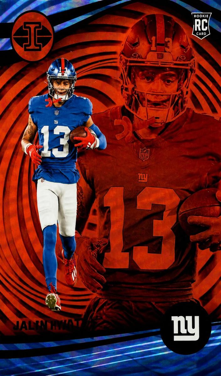 2023 Panini Illusions Football Trophy Collection Orange Jalin Hyatt #82