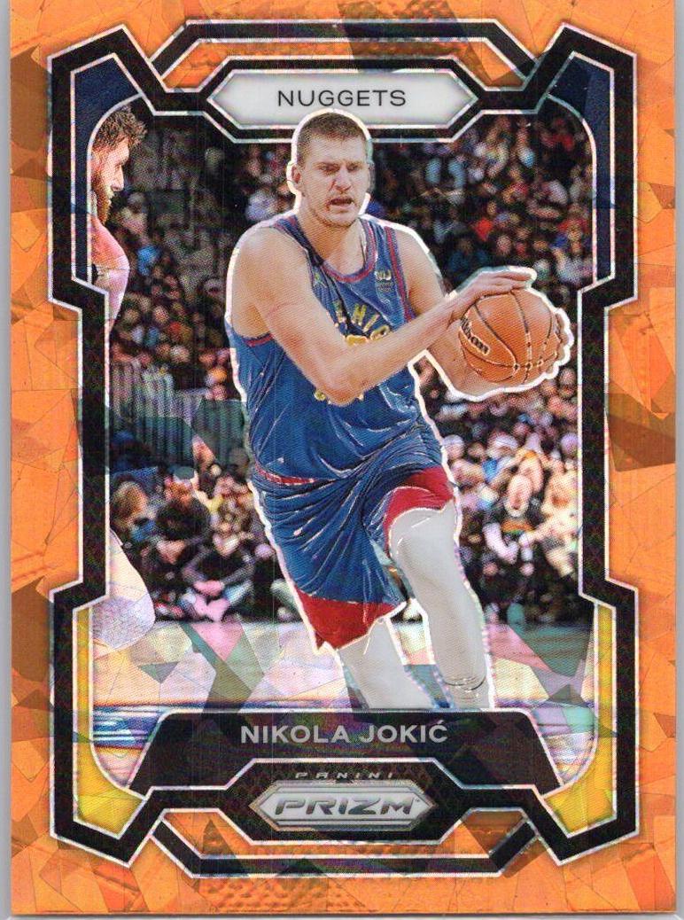 2023 Panini Prizm Basketball Orange Ice Nikola Jokic #17 PSA 10