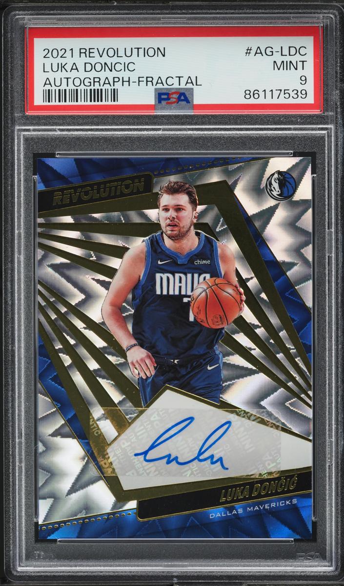 2021 Panini Revolution Basketball Fractal Luka Doncic #AG-LDC