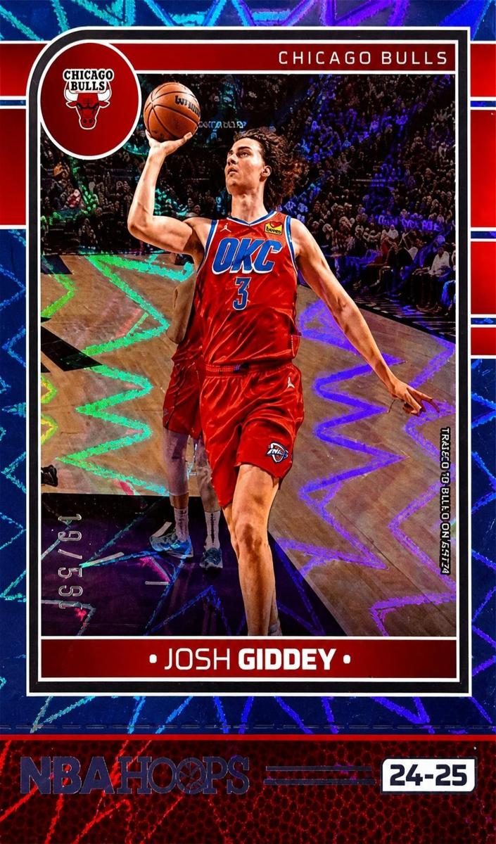 2024 Panini Hoops Basketball Blue Explosion Josh Giddey #217