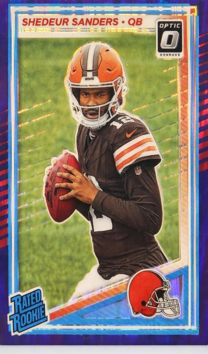 2025 Panini Donruss Football Blue Scope Shedeur Sanders #306 PSA 10