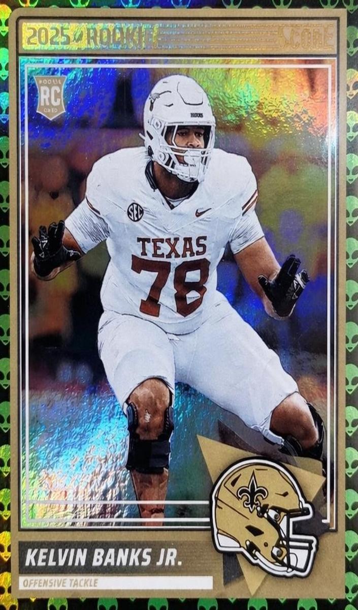 2025 Panini Score Football Extraterrestrial Kelvin Banks Jr. #23