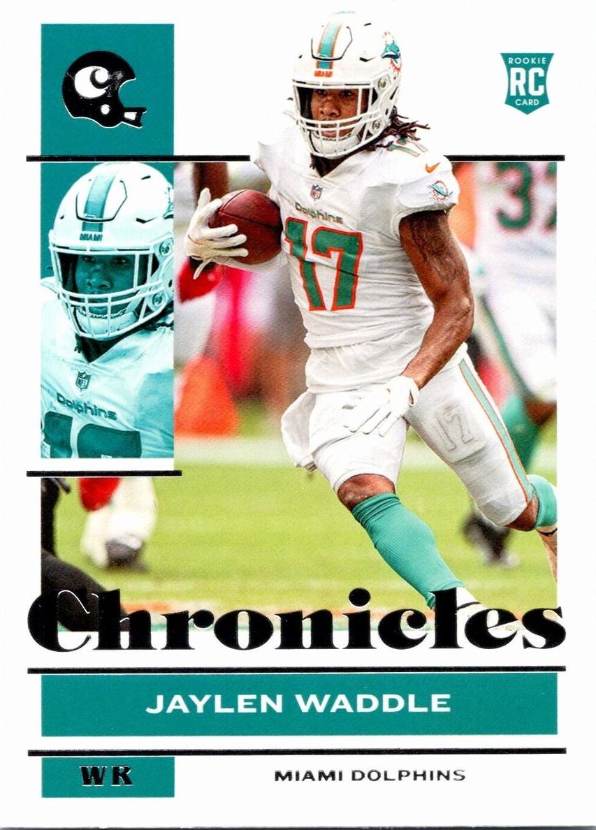 2021 Panini Chronicles Football Jaylen Waddle #76 CSG 8.5