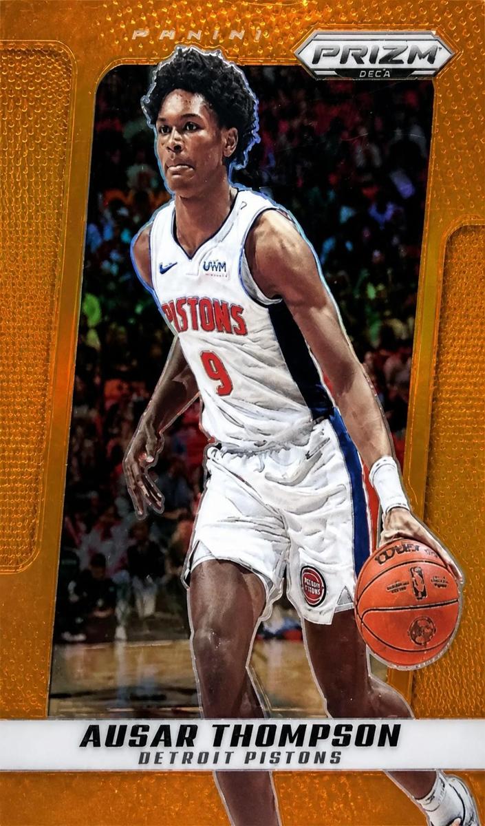 2024 Panini Prizm Deca Basketball Orange Ausar Thompson #55