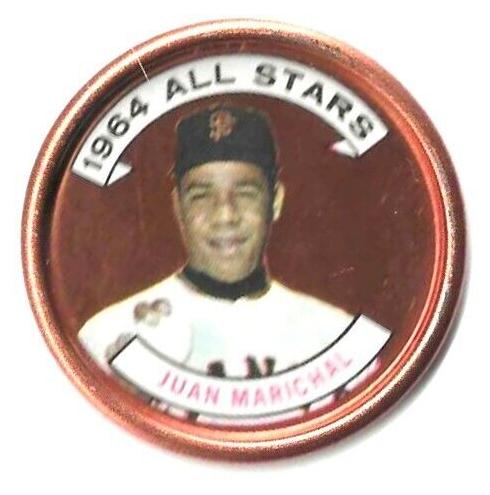 1964 Topps Coins Baseball Juan Marichal #157