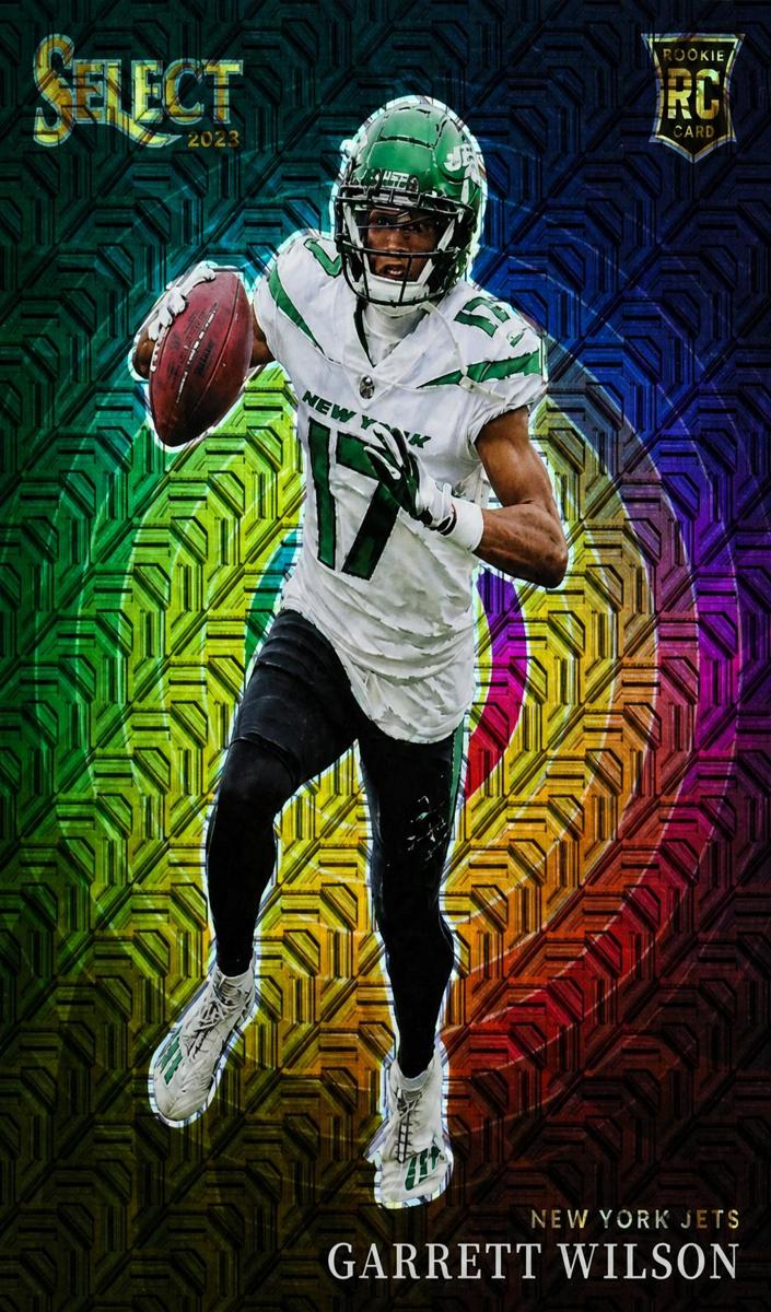 2022 Panini Select Football Gold Garrett Wilson #CW-19