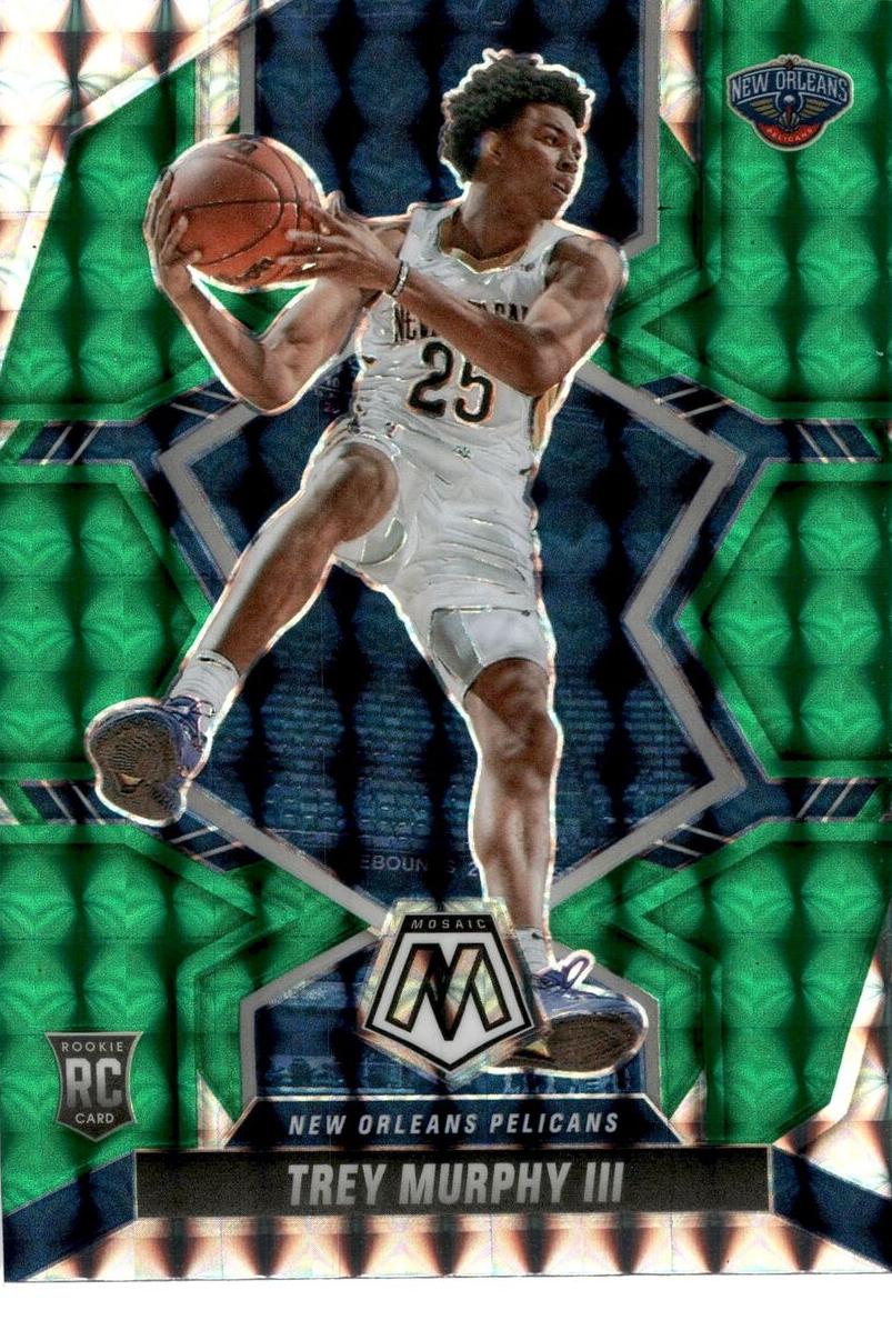2021 Panini Mosaic Basketball Green Trey Murphy III #219 PSA 9