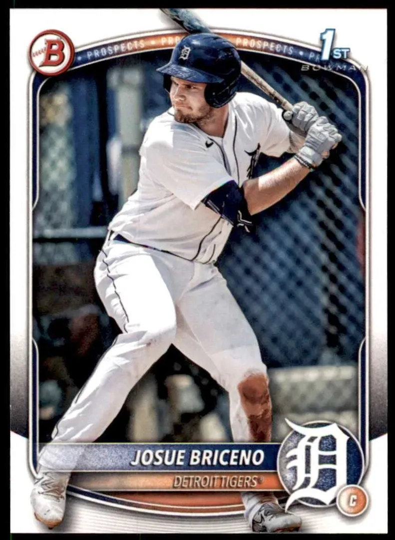 2025 Bowman Baseball Josue Briceno #BP-13 PSA 8