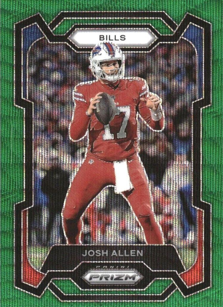 2023 Panini Prizm Football Green Wave Josh Allen #32