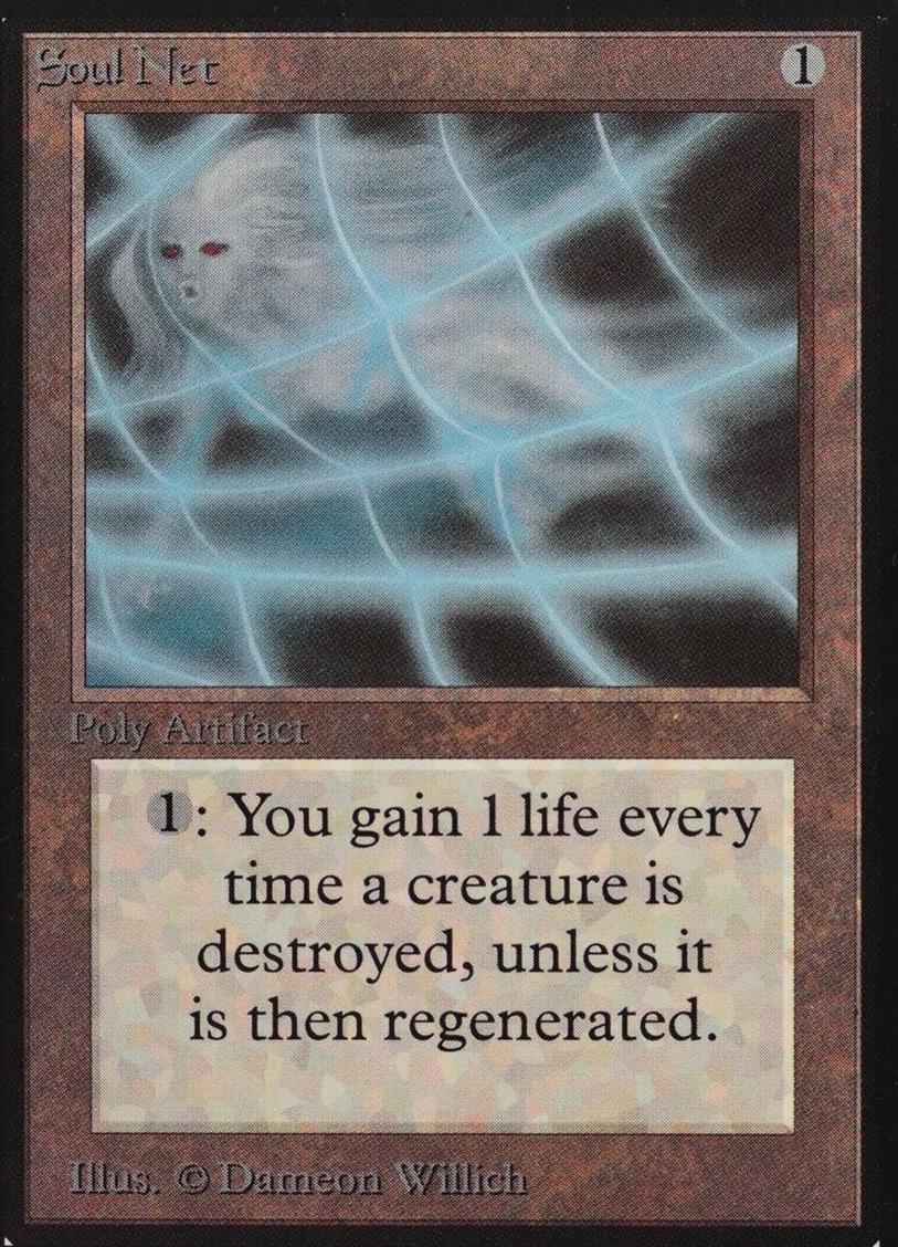 1993 Magic The Gathering Alpha Soul Net #NNO PSA 5