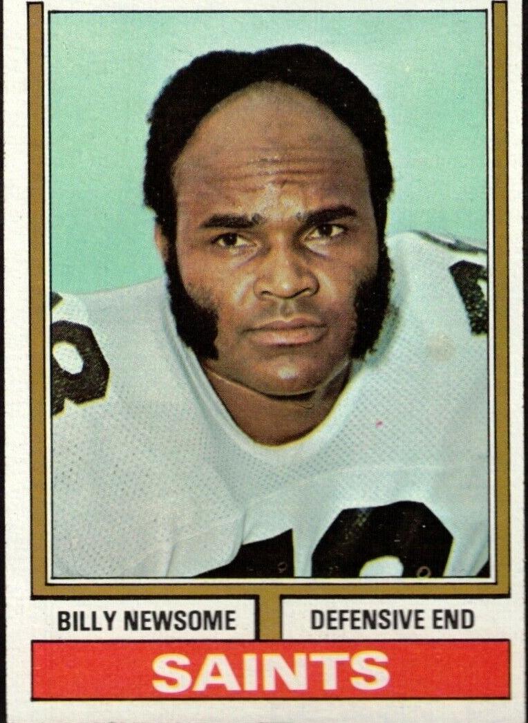 1974 Topps Football Billy Newsome #255 PSA 9