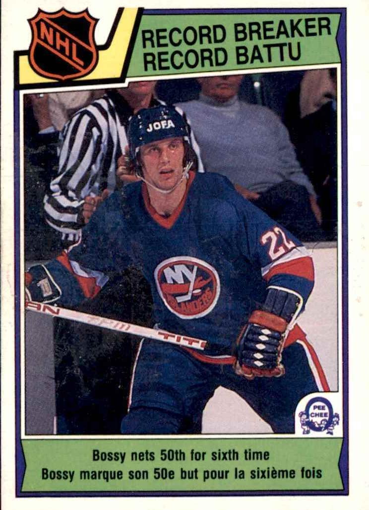 1983 O-Pee-Chee Hockey Mike Bossy #210