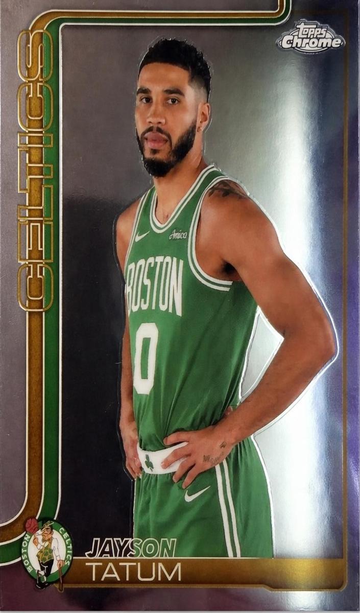 2025 Topps Chrome Basketball Jayson Tatum #49