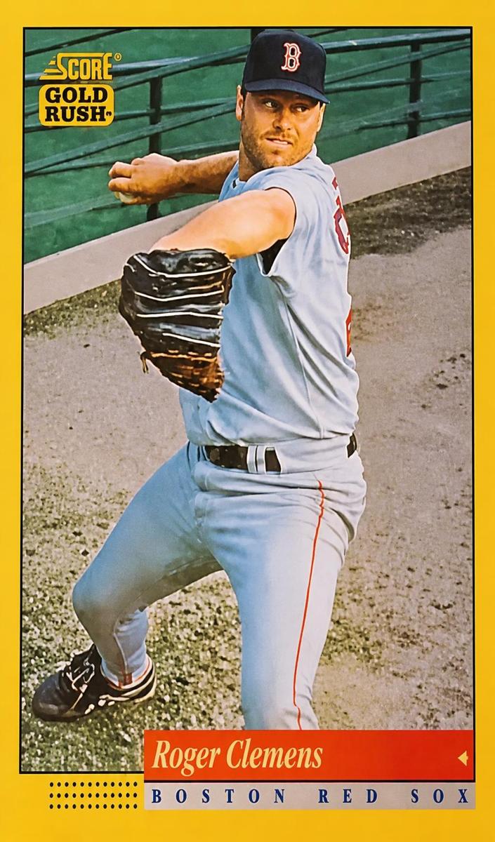 1994 Score Baseball Gold Rush Roger Clemens #25 PSA 9