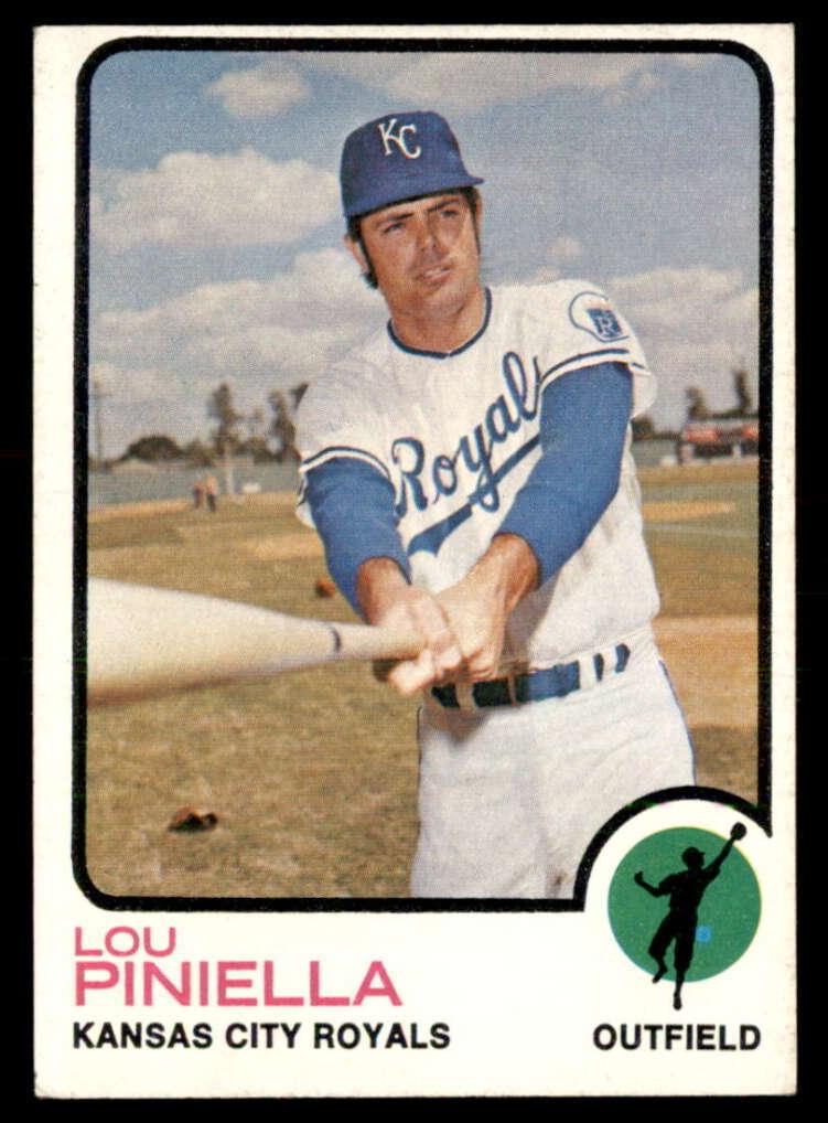 1973 Topps Baseball Lou Piniella #140