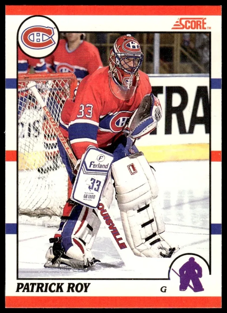 1990 Score Canadian Hockey Patrick Roy #10