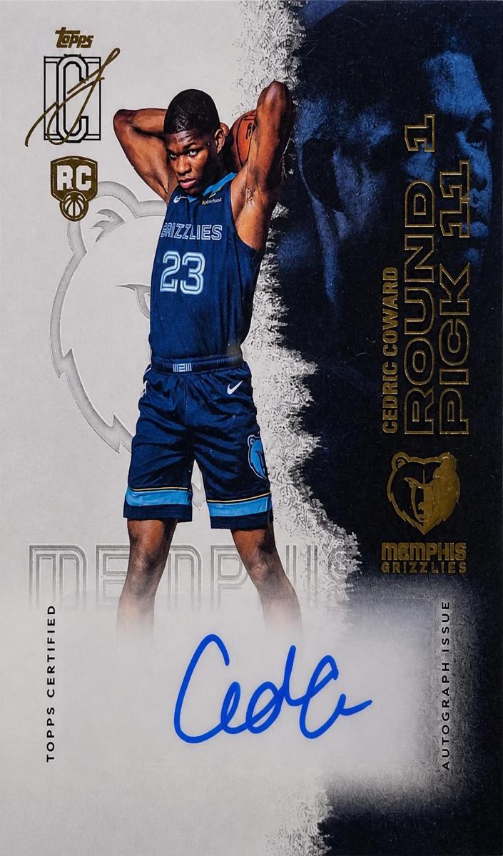 2025 Topps Signature Class Basketball Cedric Coward #RCA-CC