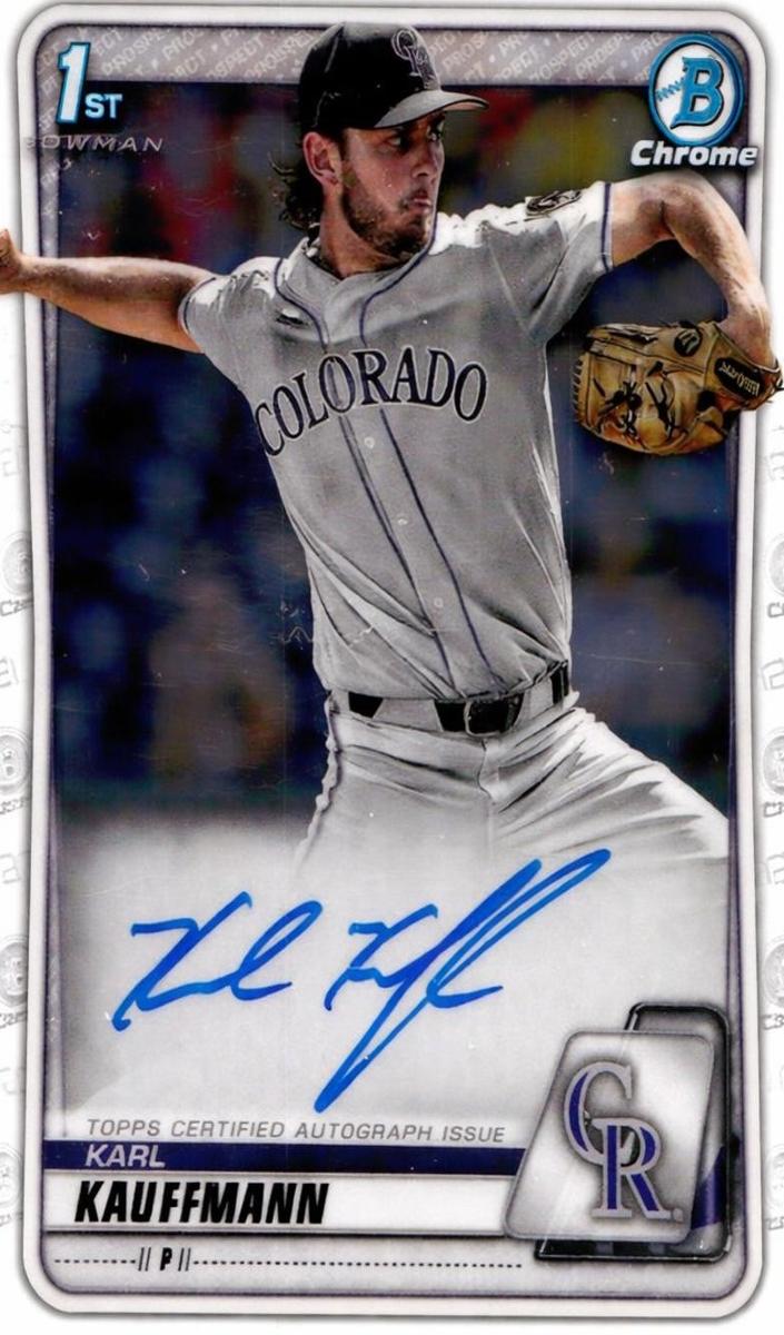 2020 Bowman Chrome Prospects Baseball Karl Kauffmann #CPA-KK