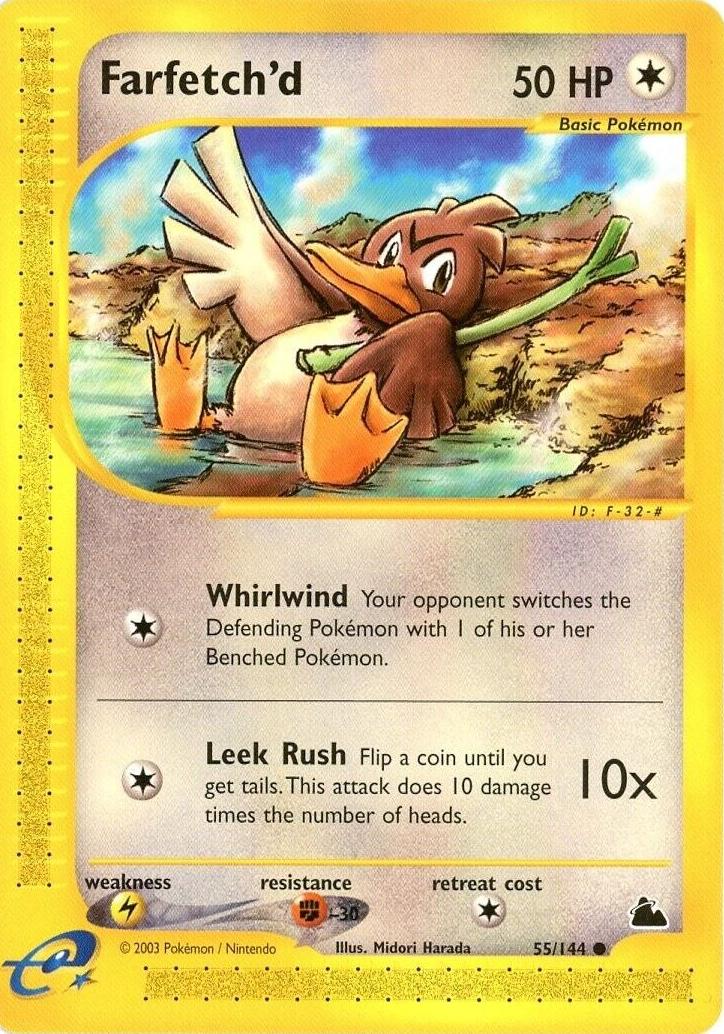 2003 Pokemon Skyridge Farfetch'd #55