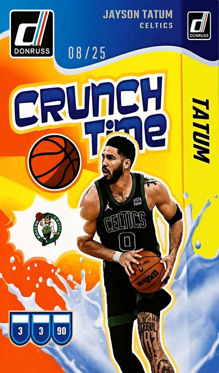 2024 Panini Donruss Basketball Hyper Jayson Tatum #3