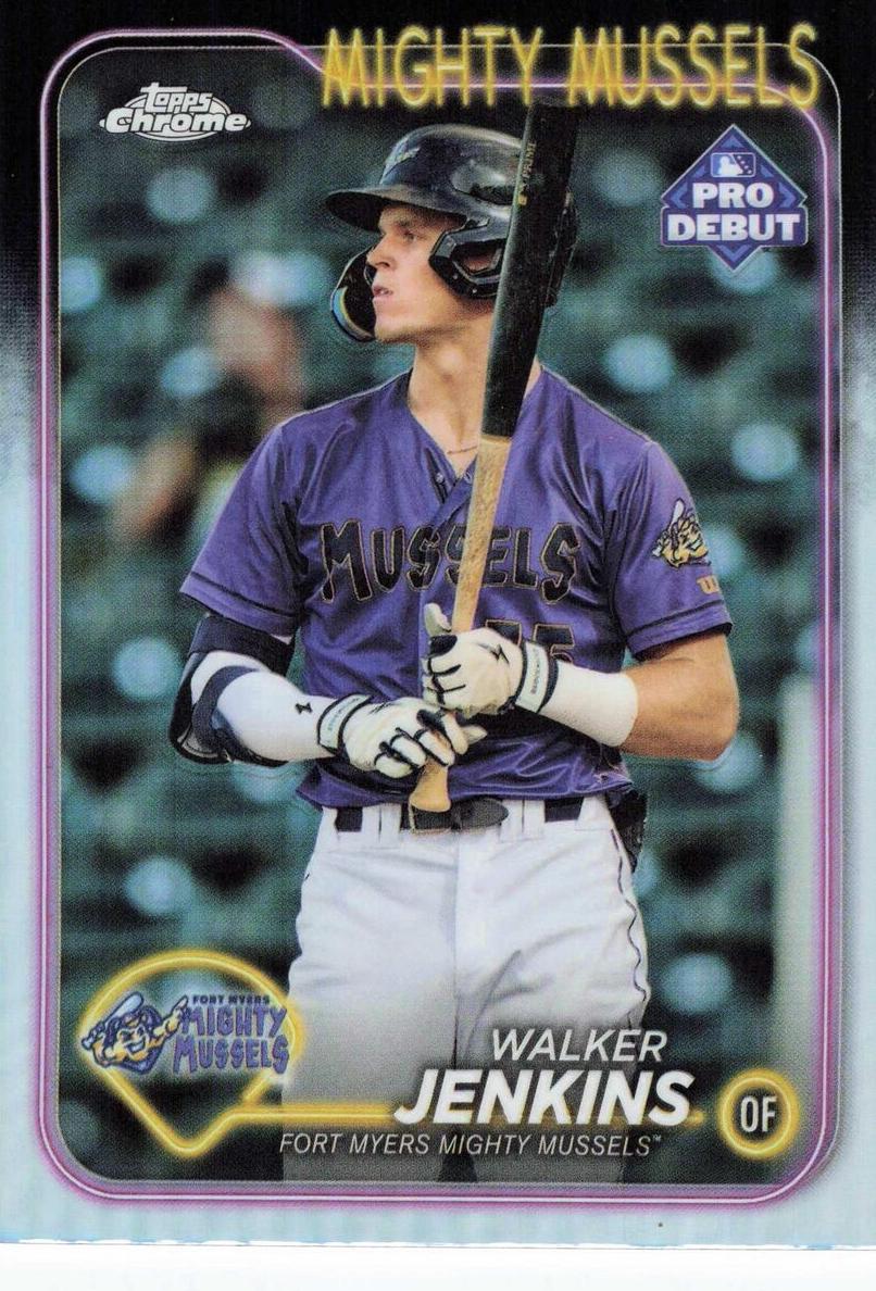 2024 Topps Pro Debut Baseball Refractor Walker Jenkins #PDC-196 PSA 10