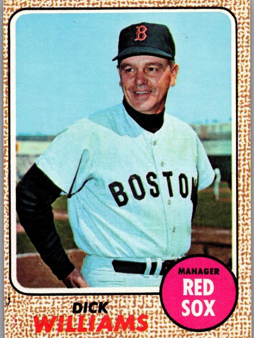 1968 Topps Baseball Dick Williams #87 PSA 9