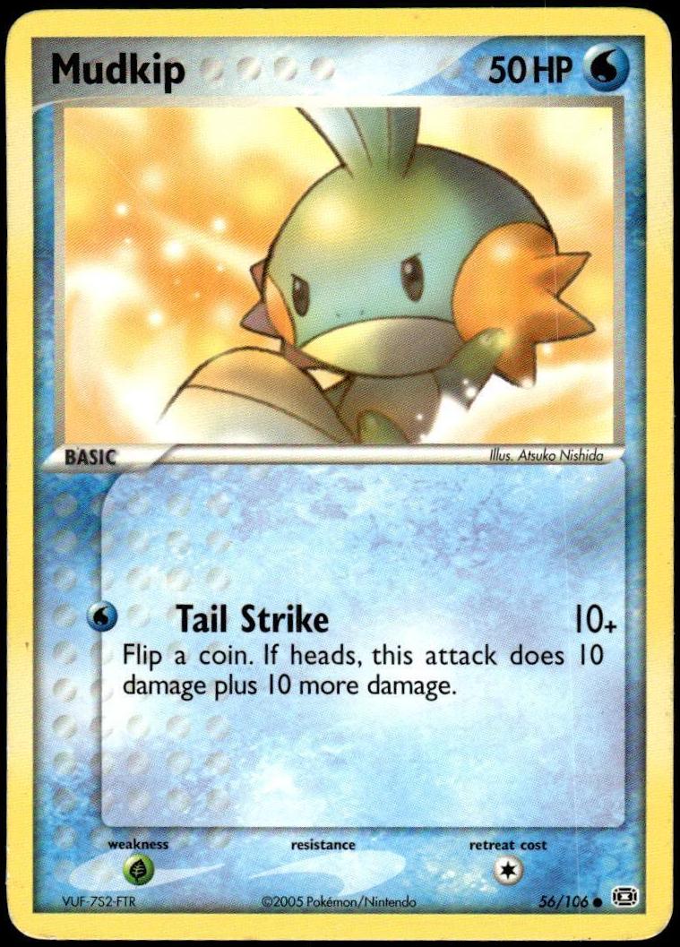 2005 Pokemon EX Emerald Mudkip #56 CGC 8.5