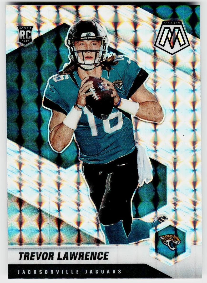 2021 Panini Mosaic Football Mosaic Trevor Lawrence #301 PSA 9