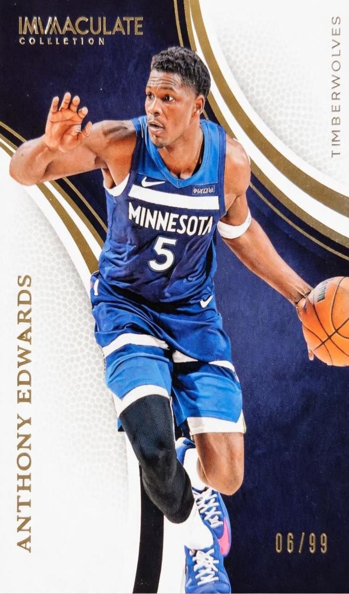 2024 Panini Immaculate Collection Basketball Anthony Edwards #25