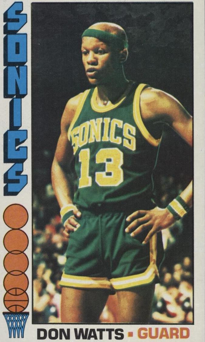 1976 Topps Basketball Don Watts #105 PSA 8