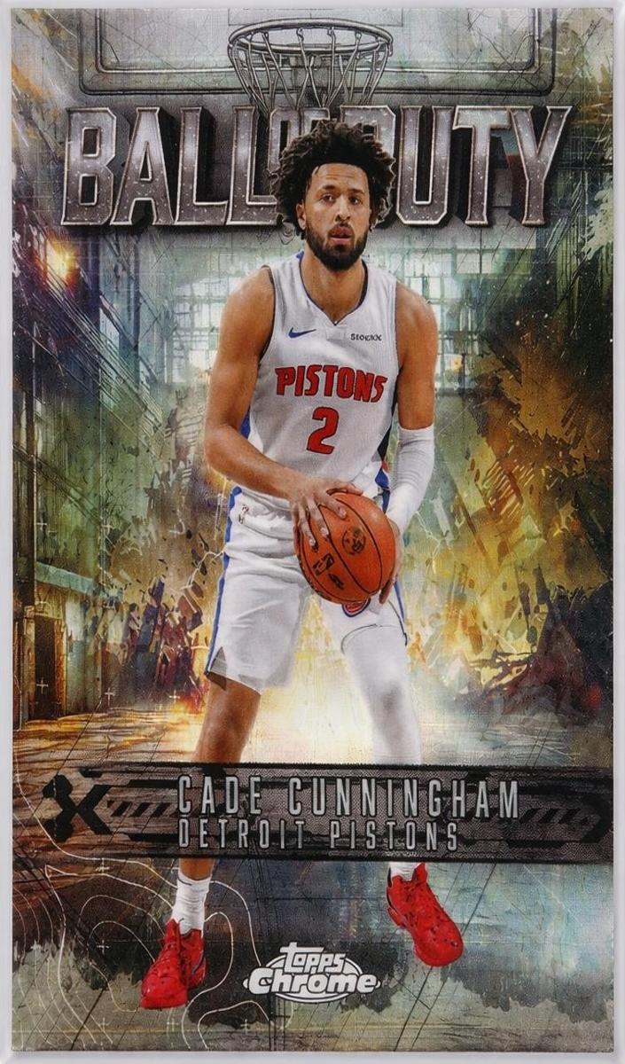 2025 Topps Chrome Basketball Refractor Cade Cunningham #BD-11 PSA 10
