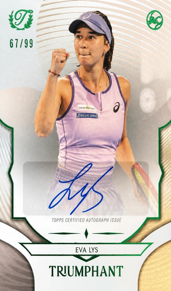 2025 Topps Triumphant Tennis Eva Lys #29-A PSA 10