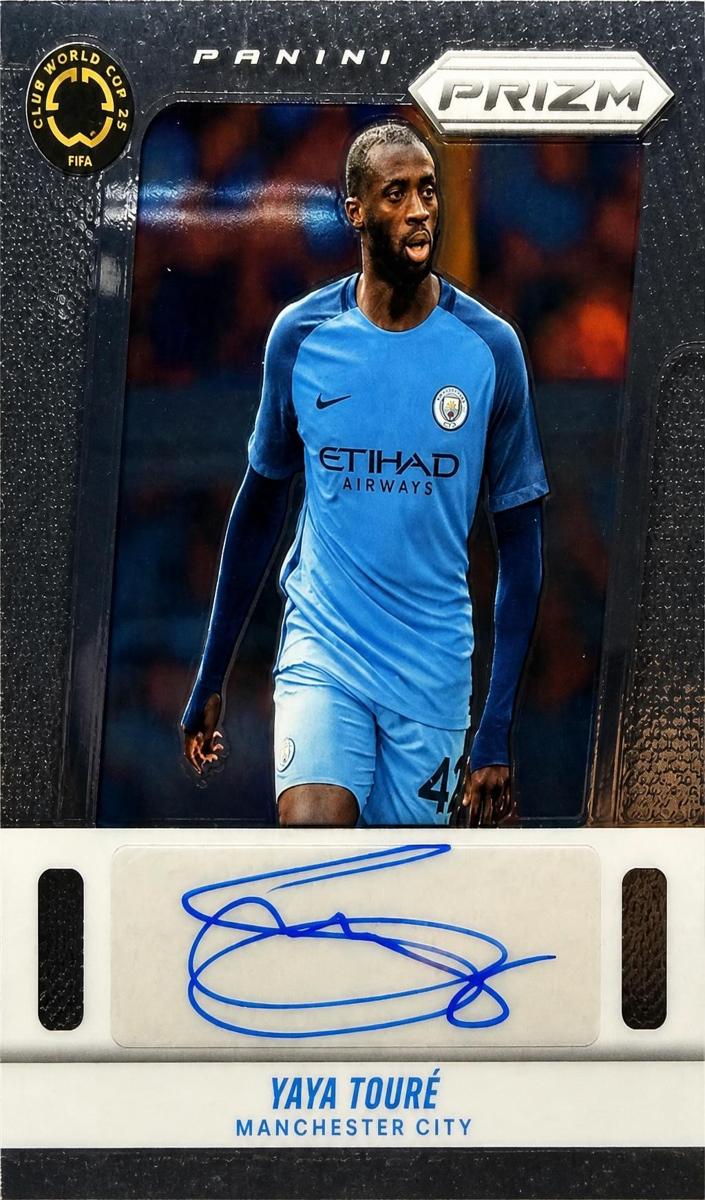 2025 Panini Prizm FIFA Club World Cup Soccer Yaya Toure #FA-YT PSA 10