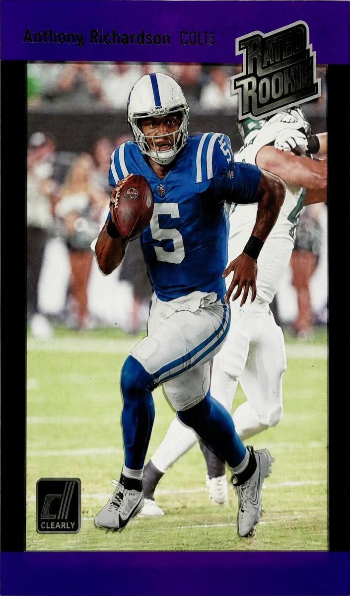 2023 Panini Clearly Donruss Football Anthony Richardson #1 PSA 10